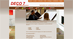 Desktop Screenshot of deco7.fr